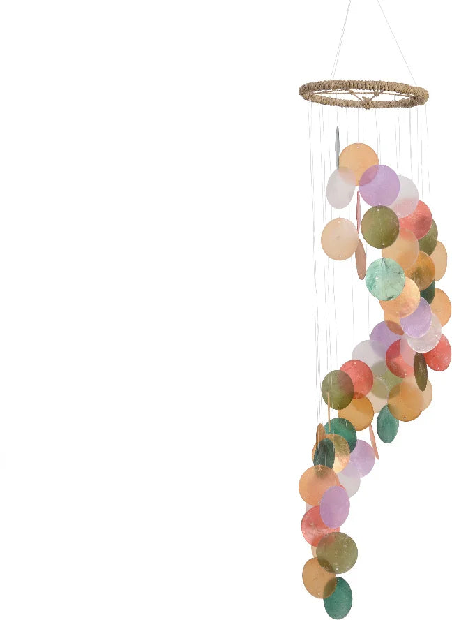 Campanello a Vento Elica H.48 Colorato Kaemingk - Decorazione Sonora e Visiva per Esterni Campanello a Vento Elica H.48 Colorato Kaemingk - Decorazione Sonora e Visiva per Esterni